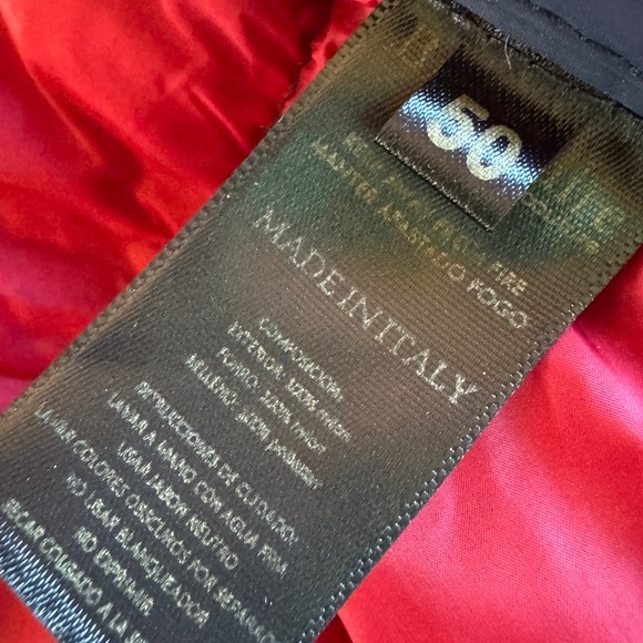 Billionaire Italian Couture blue bomber puffer coat size 50 - Picture 8 of 9